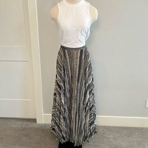 Laundry by Shelli Segal Accordion Pleat Maxi Skirt